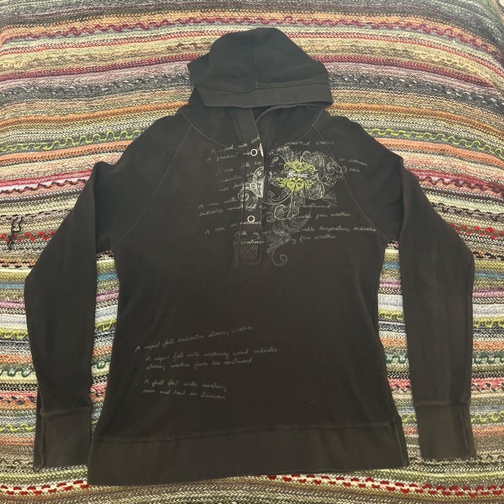 vintage 3 button carhartt sweatshirt